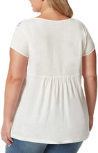 Load image into Gallery viewer, Gloria Vanderbilt Ladies' Embroidered Tee, Crewneck Short Sleeve Tee