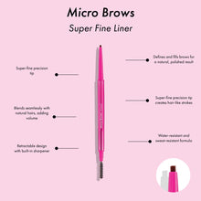 Load image into Gallery viewer, ModelCo Micro Super Fine Brown Eyebrow Pencil - Universal  for Women