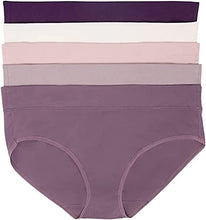 Load image into Gallery viewer, Felina, 5-Pack Pima Cotton Wide Waistband Hipsters