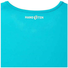 Load image into Gallery viewer, Hang Ten Womens Long Sleeve Rashguard Blue Bird with UPF 50+