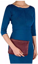 Load image into Gallery viewer, Lodis 5 in 1 Convertible Bag Italian Leather Burgundy