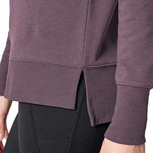 Load image into Gallery viewer, Mondetta Ladies' Lightweight Crewneck Brushed Tunic Sweatshirt