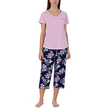 Load image into Gallery viewer, Carole Hochman Ladies 4-Piece Cotton Pajama Set for Women
