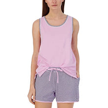 Load image into Gallery viewer, Carole Hochman Ladies 4-Piece Cotton Pajama Set for Women