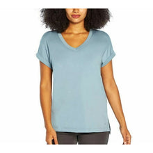 Load image into Gallery viewer, Banana Republic Women V-neck Roll Sleeve Tee Shirt