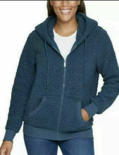 Load image into Gallery viewer, Marc New York Ladies' Cozy Full Zip Jacket Dusty Teal