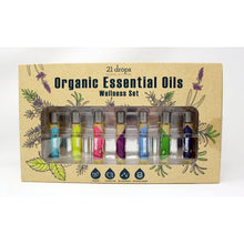 Load image into Gallery viewer, 21 Drops Essential Oil Therapy Organic Essential Oils Wellness Set