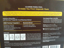Load image into Gallery viewer, LEADERS Insolution Anti Wrinkle-Tox First Ampoule Skin Tighten Mask 12 pcs Set