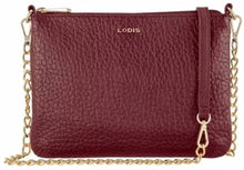Load image into Gallery viewer, Lodis 5 in 1 Convertible Bag Italian Leather Burgundy