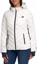Load image into Gallery viewer, Tommy Hilfiger Womens Packable Hooded Puffer Jacket