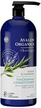 Load image into Gallery viewer, Avalon Organics Therapy Thickening & Scalp Care Daily Conditioner with Biotin B-Complex, 32 oz