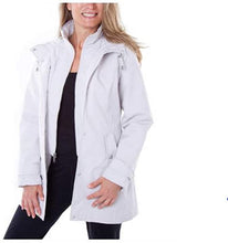Load image into Gallery viewer, HFX Ladies' All Weather Trench Coat Small White