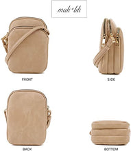 Load image into Gallery viewer, Mali + Lili, Josie Triple Compartments Crossbody Bag for Women