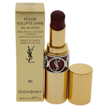 Load image into Gallery viewer, Rouge Volupte Shine Lipstick 80 Chili Tunique by Yves Saint Laurent 0.11 oz