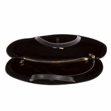 Load image into Gallery viewer, Tory Burch Block-T Triple Compartment Leather Tote Bag Black NWT