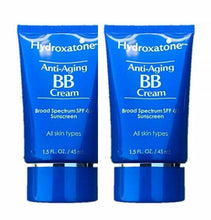 Load image into Gallery viewer, Hydroxatone Anti-Aging BB Cream, SPF 40 Universal Shade 2 pack of 1.5 oz each