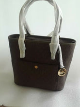 Load image into Gallery viewer, Michael Kors Jet Set Medium Top Zip Snap Pocket Tote NWT