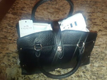 Load image into Gallery viewer, Coach 37779 Mercer Satchel 24 light gold black Grain Leather Satchel Bag