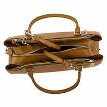 Load image into Gallery viewer, Coach 57276SVSD Brooklyn 34 Satchel Caryall, Saddle Brown