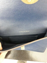 Load image into Gallery viewer, Tory Burch Georgia Turn-lock Mini Crossbody Shoulder Bag Navy Blue and Gold