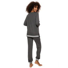 Load image into Gallery viewer, Felina Geena French Terry Lounge Set Sweatshirt & Jogger (Charcoal, X-Small)