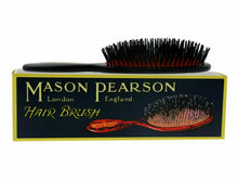 Load image into Gallery viewer, Mason Pearson Pocket Bristle Brush B4 Dark Ruby