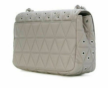 Load image into Gallery viewer, Michael Kors Sloan Studded Shoulder Bag Pearl Grey NWT