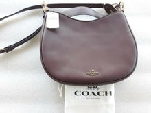 Load image into Gallery viewer, COACH Nomad Mae Leather Crossbody Oxblood MSRP $395 New with defect.