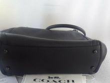 Load image into Gallery viewer, Used Coach Dark Navy Blue Pebbled Leather Turnlock Edie Womens Bag 36855