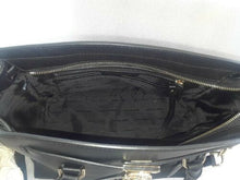 Load image into Gallery viewer, Michael Kors Studio Hamilton East West Satchel Leather Black No Tag