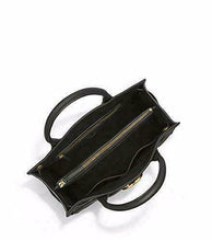 Load image into Gallery viewer, TORY BURCH NWT $598 Black Gemini Link Leather Tote Handbag Bag