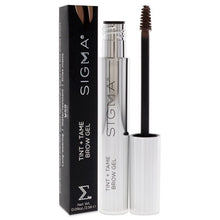 Load image into Gallery viewer, Sigma Beauty Tint + Tame Medium Brow Gel 0.09oz