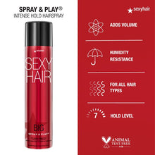 Load image into Gallery viewer, Big Sexy Hair Spray and Play Volumizing HairSpray (16 oz)