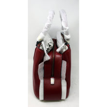 Load image into Gallery viewer, Coach Pebbled Brooklyn 34 Satchel, Dark Cherry with Gunmetal 57276