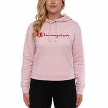 Load image into Gallery viewer, Champion Ladies' Hoodie Pink