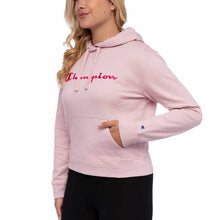 Load image into Gallery viewer, Champion Ladies' Hoodie Pink