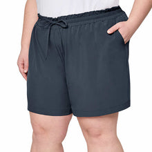 Load image into Gallery viewer, Mondetta Women's Stretch Relaxed Fit Woven Pull on Shorts