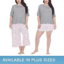 Load image into Gallery viewer, Honeydew Women's Super Soft Jersey 3-Piece Pajama Set