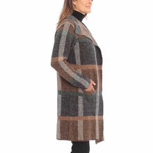 Load image into Gallery viewer, Joseph A Women's Open Front Pockets Drape Collar Soft Sweater Coat