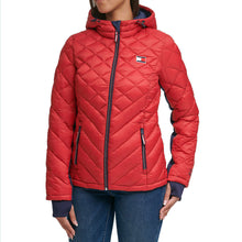 Load image into Gallery viewer, Tommy Hilfiger Womens Packable Hooded Puffer Jacket