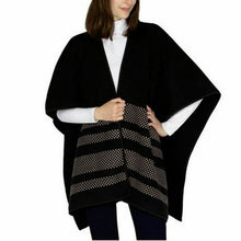Load image into Gallery viewer, Ike Behar Womens Wrap With Sherpa One Size