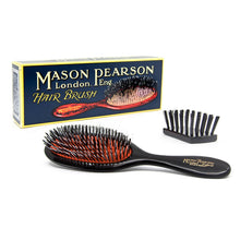 Load image into Gallery viewer, Mason Pearson Handy Bristle & Nylon Brush BN3 Dark Ruby