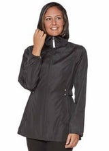 Load image into Gallery viewer, Jones New York Womens Parka in a Pocket Rain Jacket