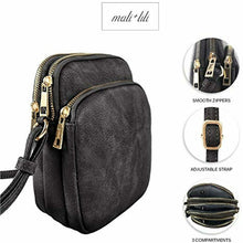 Load image into Gallery viewer, Mali + Lili, Josie Triple Compartments Crossbody Bag for Women