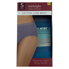 Load image into Gallery viewer, Carole Hochman Womens 5 Pack Midnight Cotton Luxe Briefs