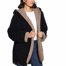Load image into Gallery viewer, Weatherproof Ladies' Reversible Cozy Sherpa Hooded Jacket