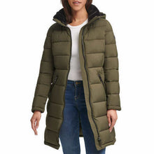 Load image into Gallery viewer, Andrew Marc Ladies' Long Stretch Parka Coat Fur Lined Hood Jacket