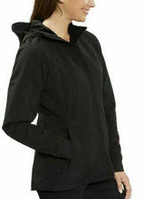 Load image into Gallery viewer, Kirkland Signature Women's Fleece Lined Hooded Full Zip Jacket, Black Size M