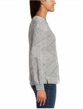 Load image into Gallery viewer, Ellen Tracy Women's Sweater Jacquard Crewneck L