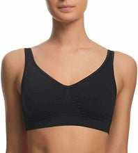 Load image into Gallery viewer, Gloria Vanderbilt Wire Free Bra (2 Pack) Black/beige